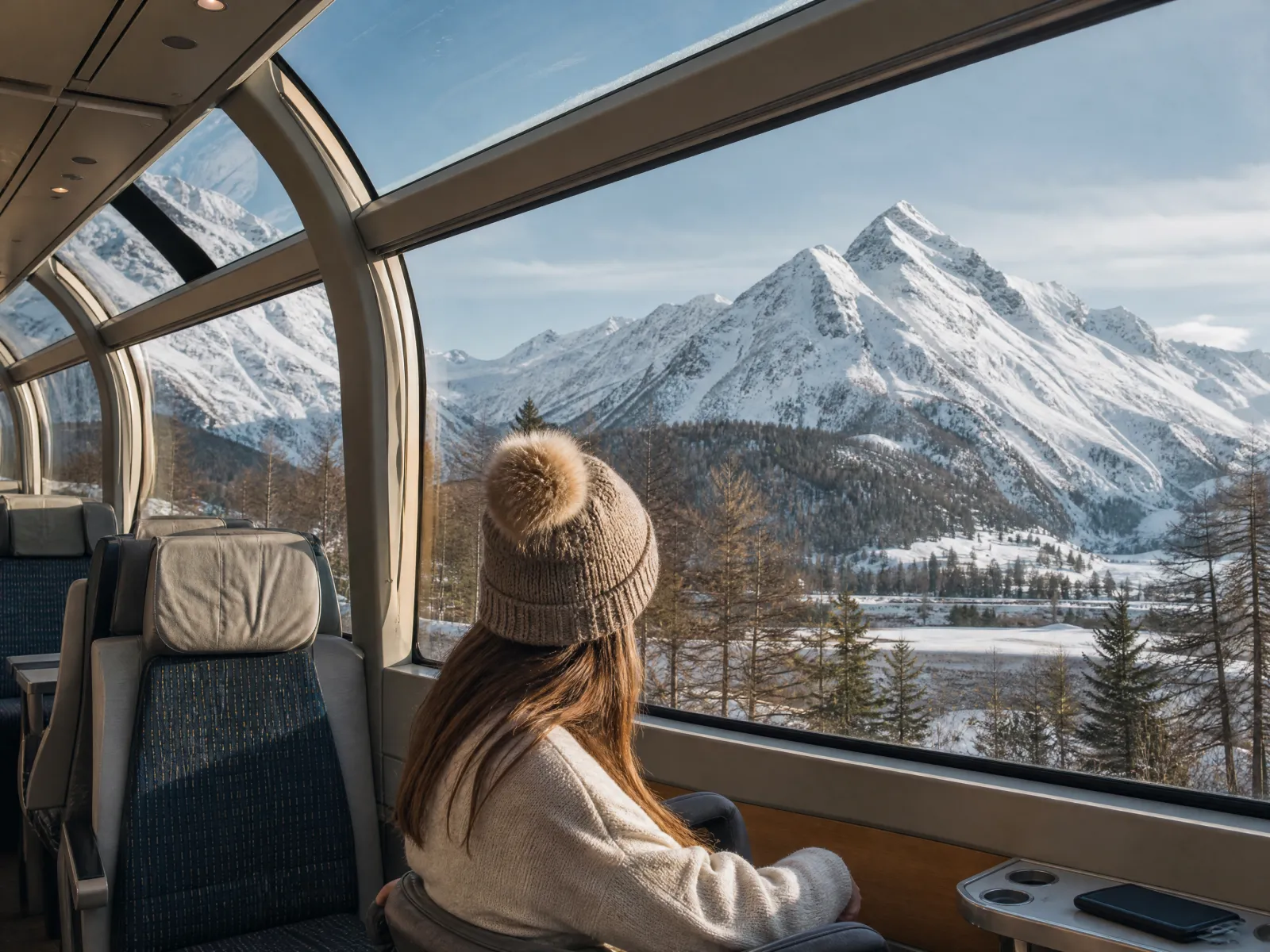 Mobilità · Inverno 2026/27 — Panorama car view, St. Moritz