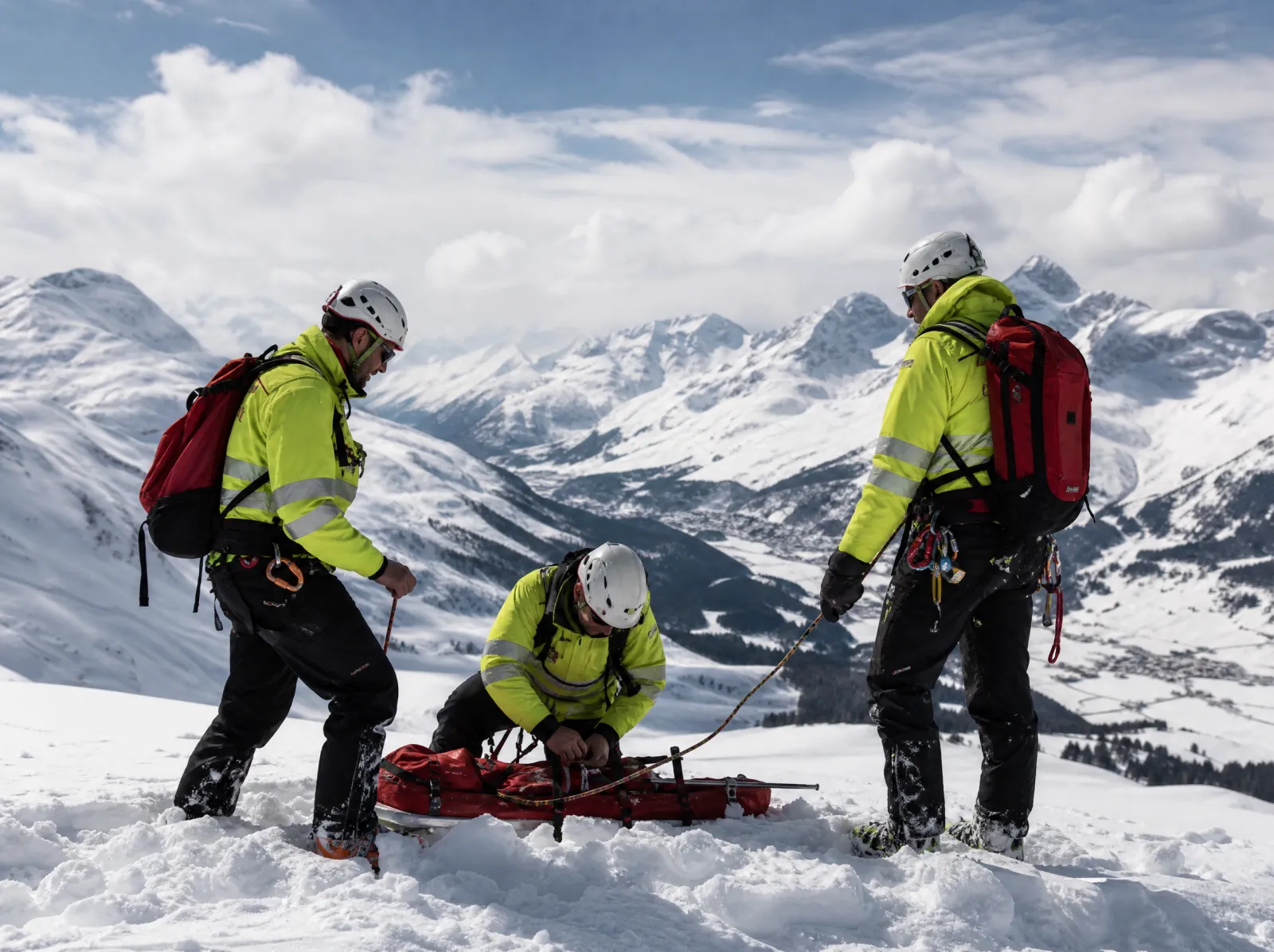 Sicurezza ed emergenza · Inverno 2026/27 — Emergency call on the phone, St. Moritz