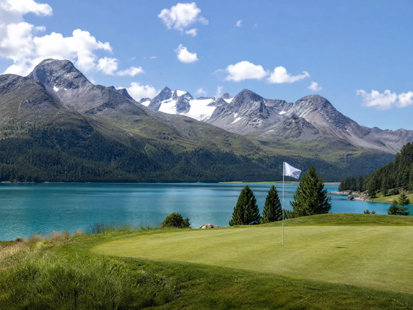 Avventura e sport · Estate 2026 — Green in front of the hotel, St. Moritz