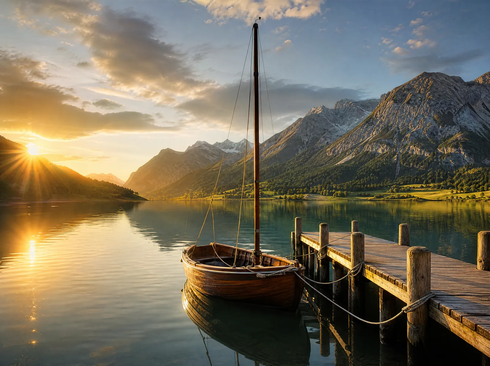 Avventura e sport · Estate 2026 — Sailboats at sunset, St. Moritz