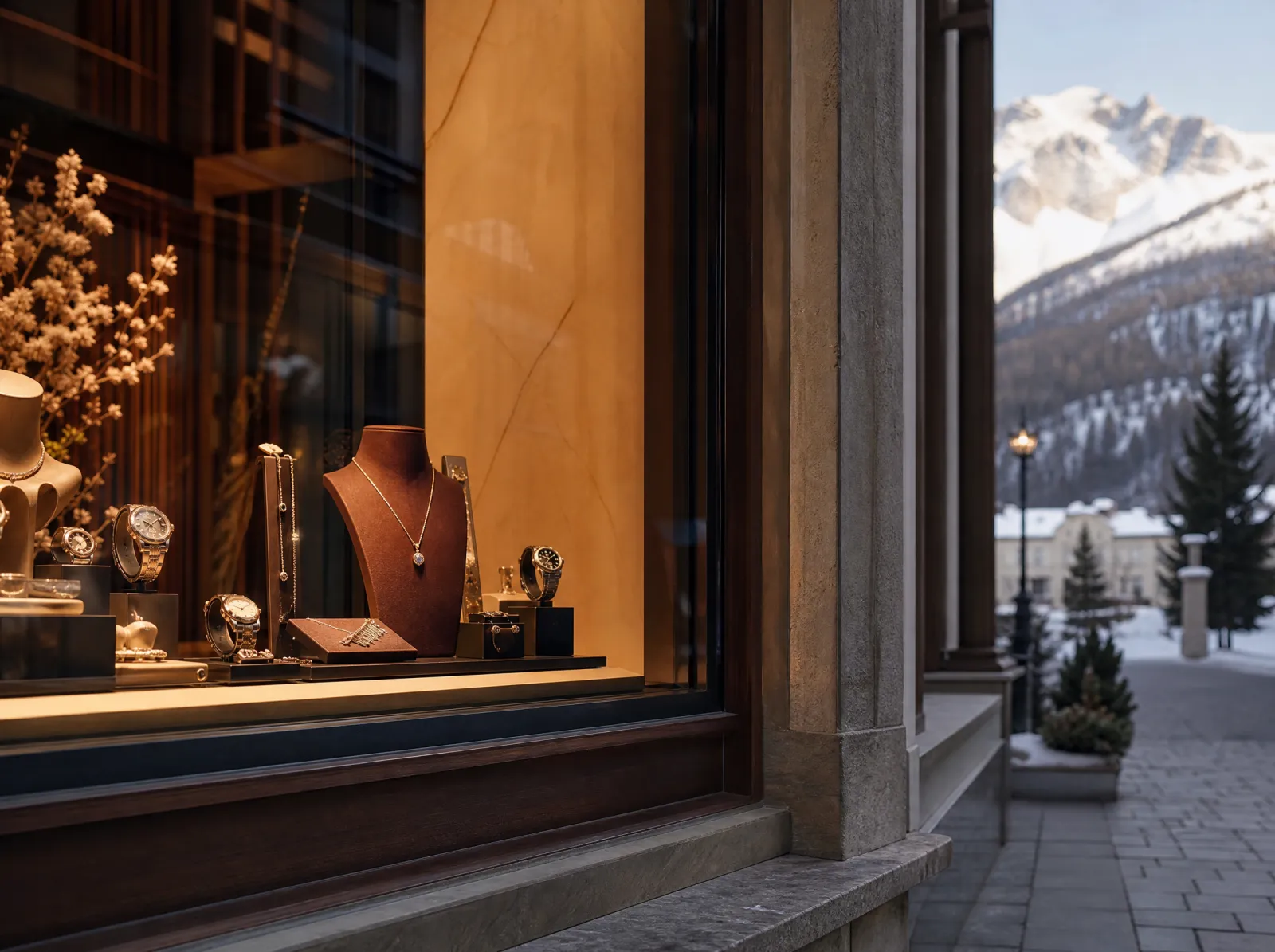Shopping · Inverno 2026/27 — Inside a luxury boutique, St. Moritz