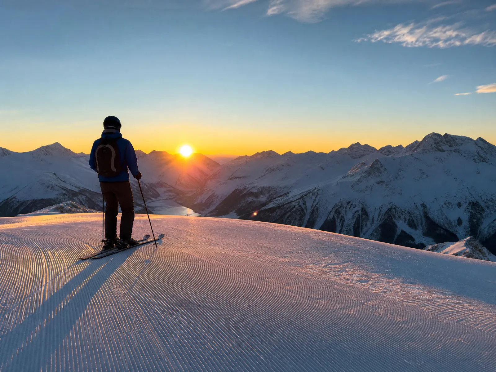 Avventura e sport · Inverno 2026/27 — Piste map on the mountain, St. Moritz